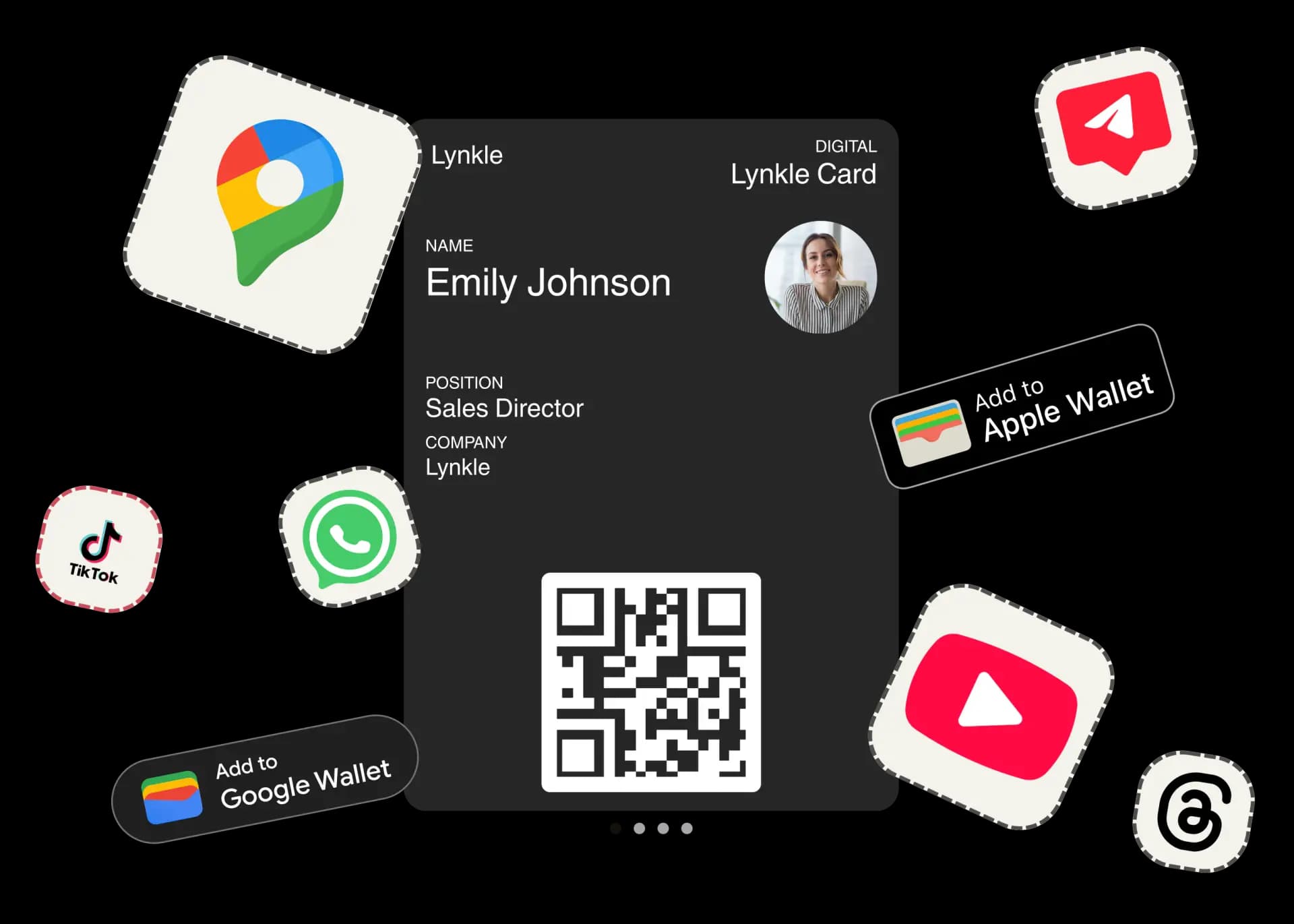 Share your digital business card anywhere